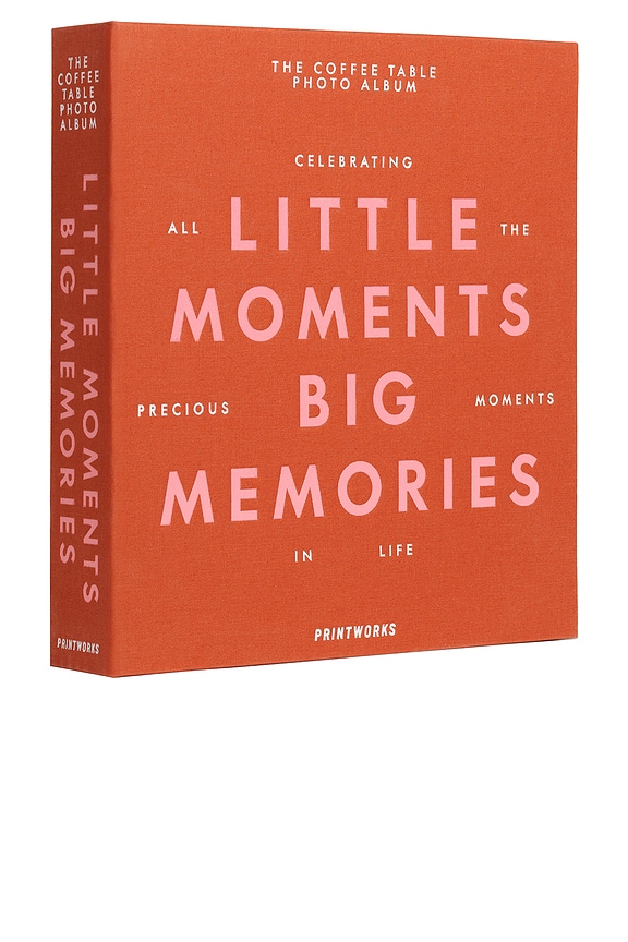 view 2 of 5 Little Moments Big Memories Photo Album in Orange