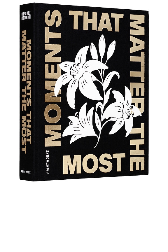 view 2 of 3 ÁLBUM DE FOTOS MOMENTS THAT MATTERS THE MOST PHOTO ALBUM in Black