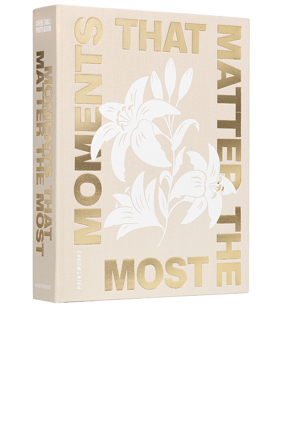 view 2 of 5 MOMENTS THAT MATTERS THE MOST PHOTO ALBUM フォトアルバム in Beige