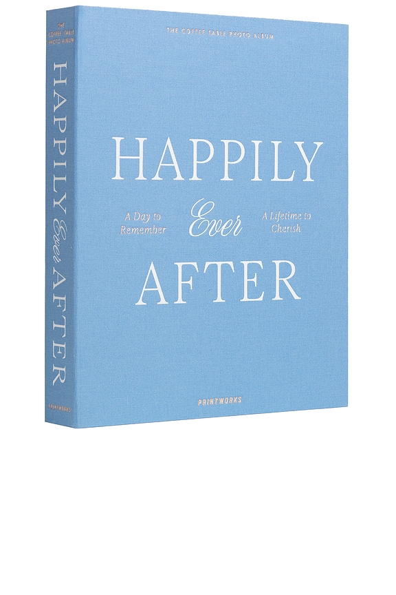 view 2 of 4 Happily Ever After Wedding Album in Blue