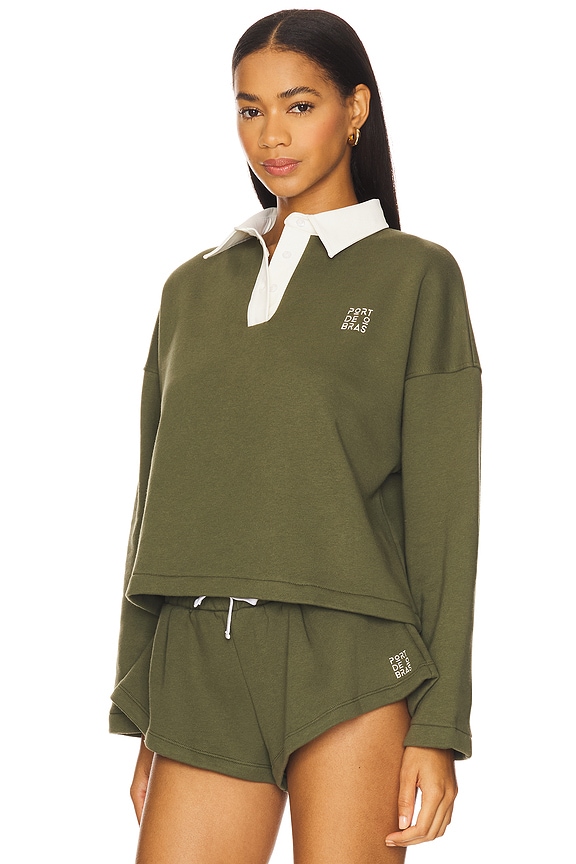 view 2 of 4 Sofia Sweater in Military Green