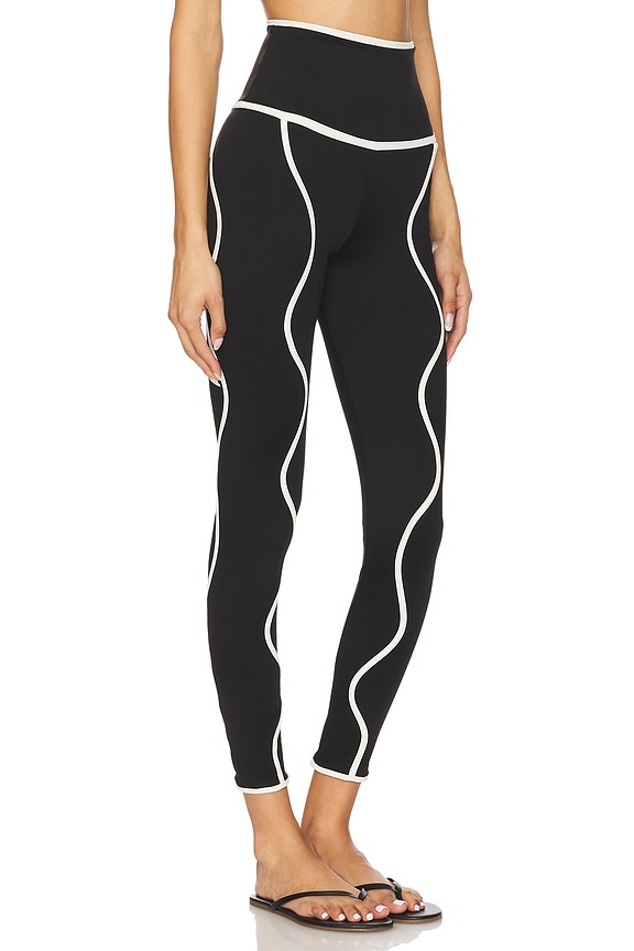 view 2 of 6 Wave Rib Legging in Black