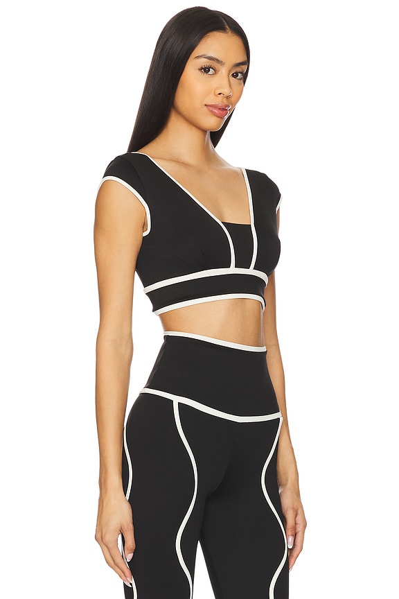 view 2 of 4 Sienna Rib Top in Black