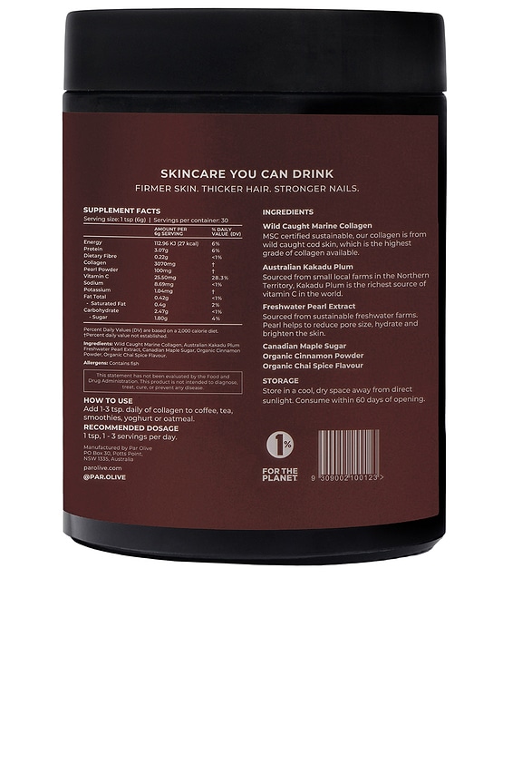 view 2 of 5 Maple & Cinnamon Pearl Marine Collagen Superpowder in Maple & Cinnamon