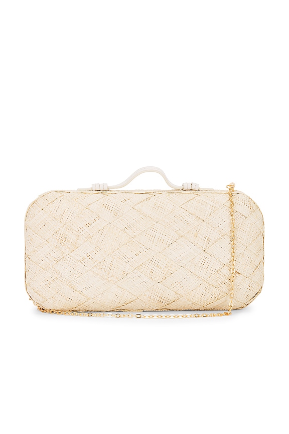 view 2 of 5 The East West Clutch With Top Handle in Sand