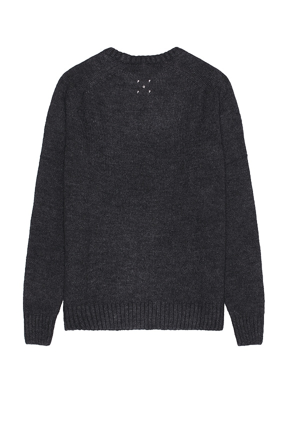 view 2 of 4 Knitted Chaos Crewneck Sweatshirt in Anthracite