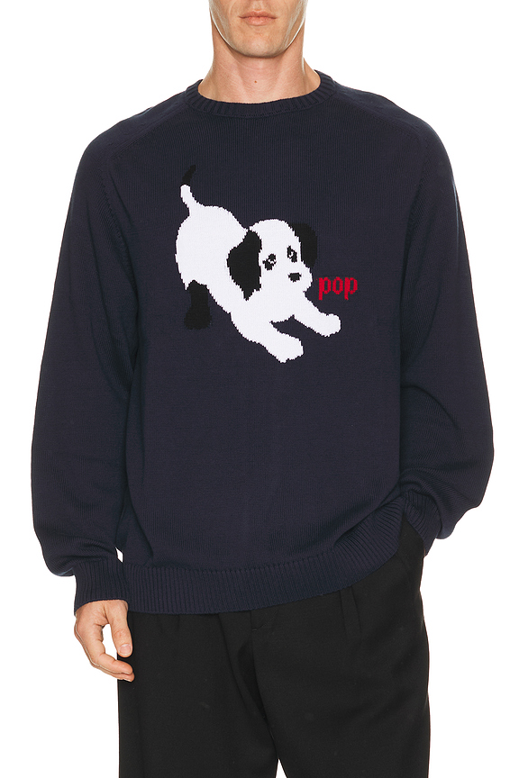 view 1 of 5 CUELLO REDONDO KNITTED JOY in Navy