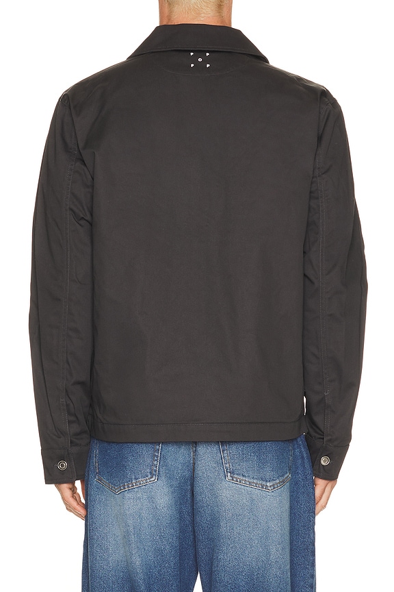 view 2 of 5 Full Zip Worker Jacket in Anthracite