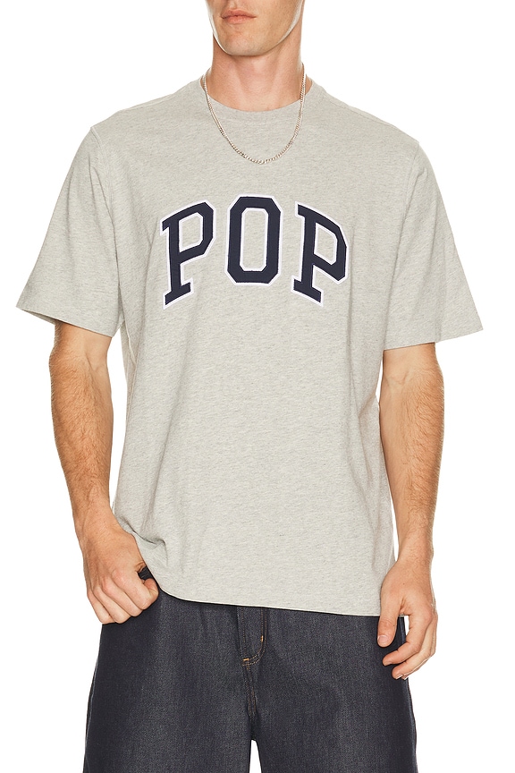 view 1 of 5 Arch Tee in Grey Heather