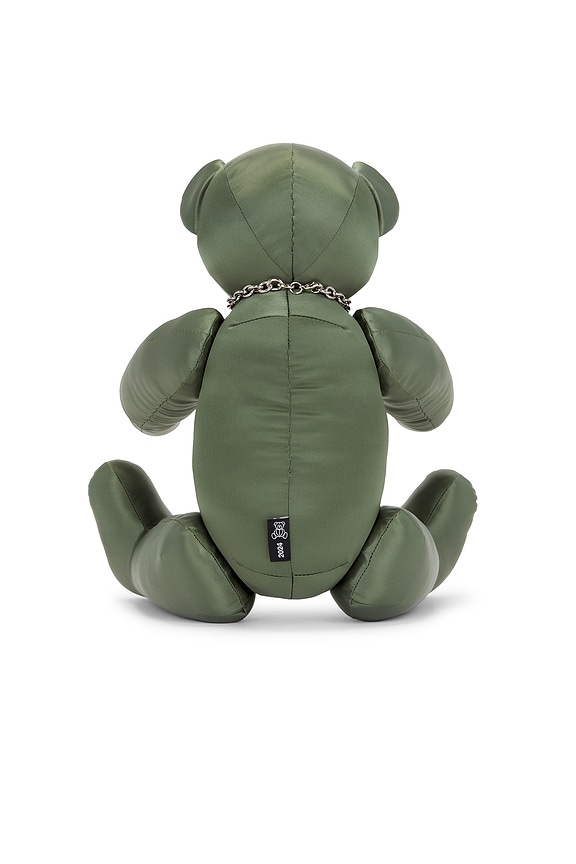 view 2 of 5 Grizzly Bear With Original Padlock in Sage Green