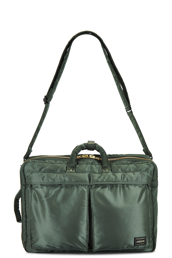 view 1 of 8 Tanker 3Way Briefcase in Sage Green