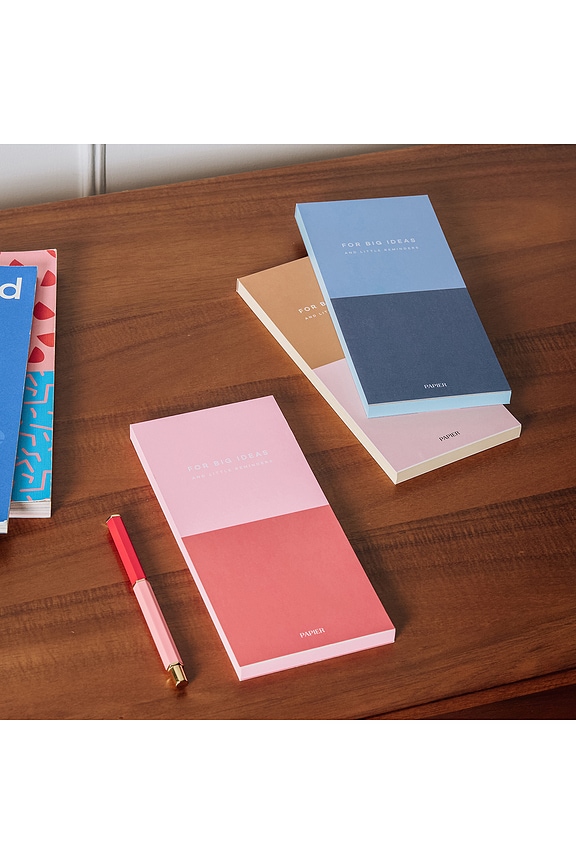 view 2 of 6 Colorblock List Notepads in Multi