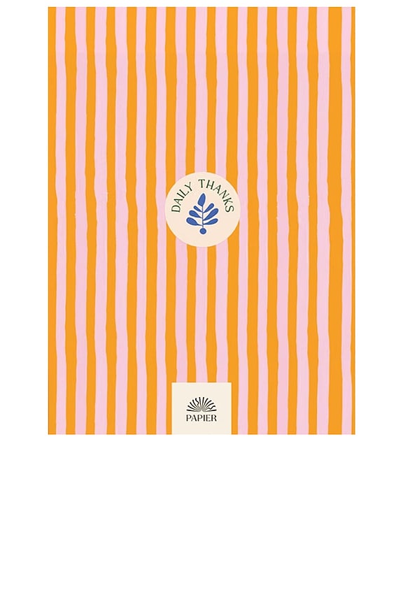 view 2 of 8 Stay Grounded Hardcover Gratitude Journal in Orange