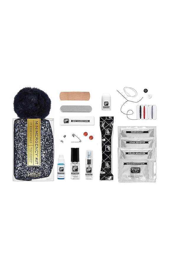 view 2 of 2 Pom Pom Minimergency Kit in Navy