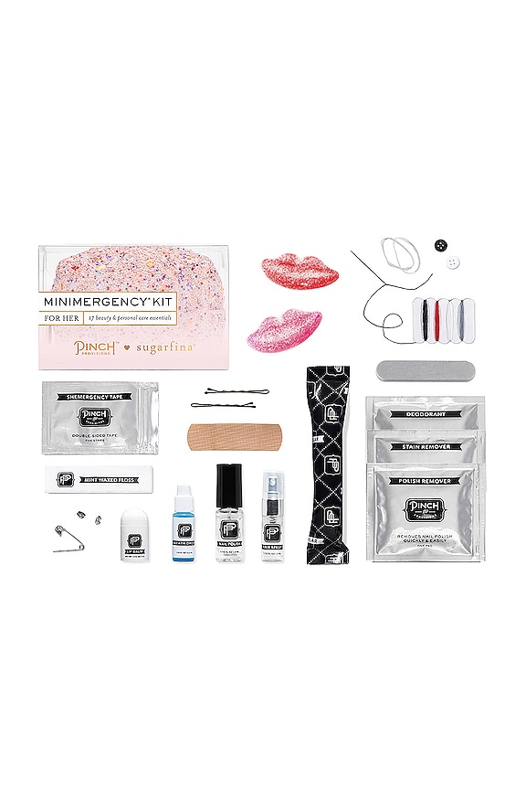 view 2 of 2 x Sugarfina Minimergency Kit in Pink Multi Glitter