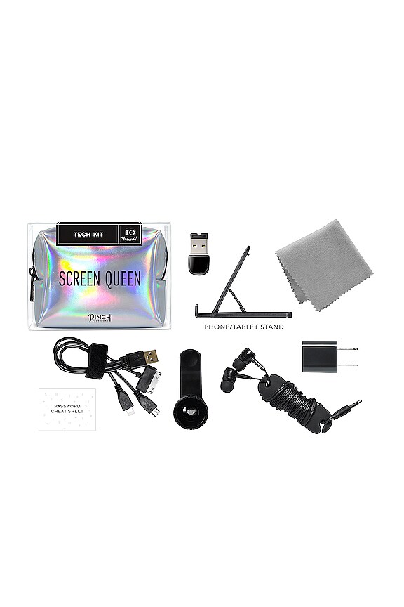 view 2 of 2 KIT DE TECNOLOGÍA SCREEN QUEEN in Silver Hologram