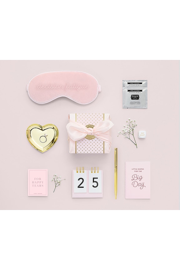 view 2 of 3 KIT BOÎTE CADEAU PLANNING DE MARIAGE BOW BOX WEDDING PLANNING KIT in Blush