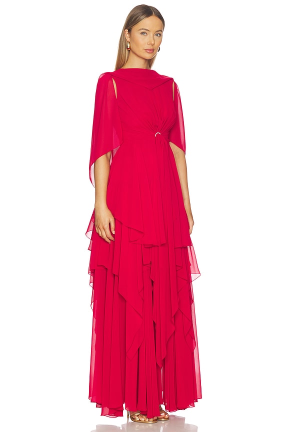 view 2 of 3 Linda Gown in Red