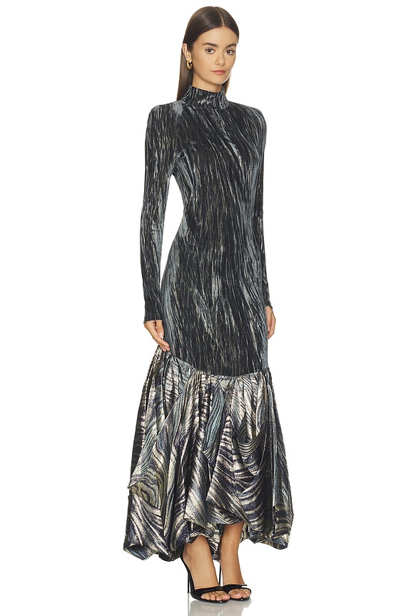 view 2 of 4 Maxi Dress in Anthracite & Multi