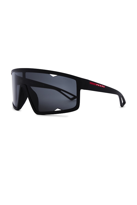 view 2 of 3 Visor Sunglasses in Matte Black