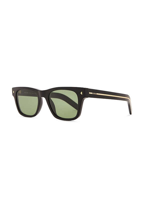 view 2 of 3 0pra17s Square Frame Sunglasses in Black