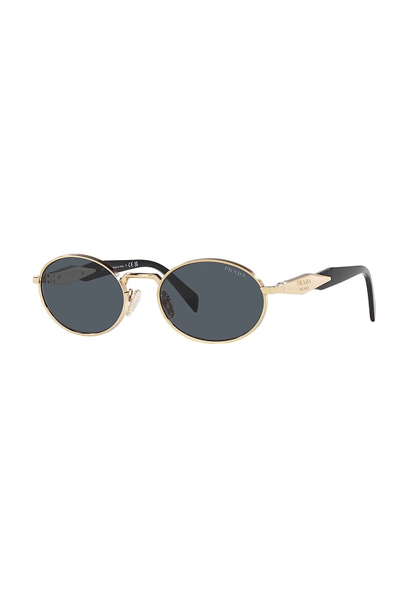 view 2 of 3 Round Sunglasses in Pale Gold