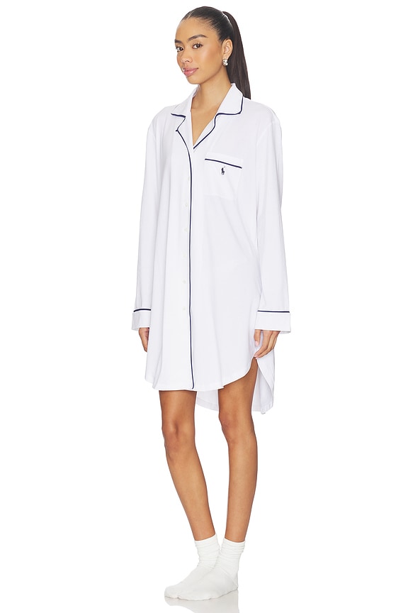 view 2 of 4 Sleepshirt in White Cloud