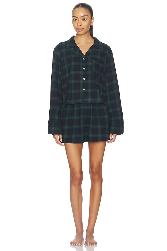 view 2 of 5 파자마 세트 in Black Watch