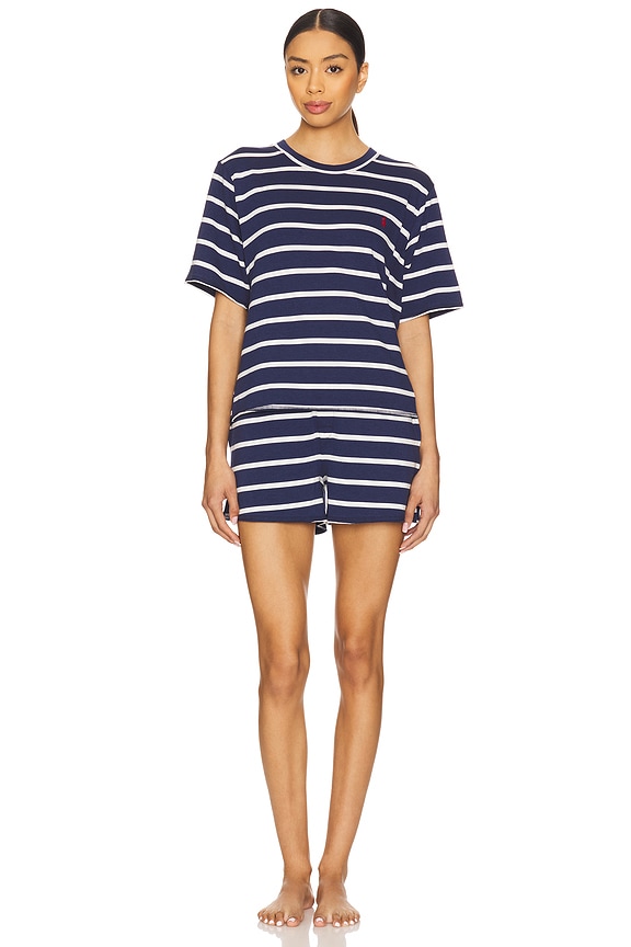 view 2 of 4 Short Sleeve & Short Set in Sailing Stripe