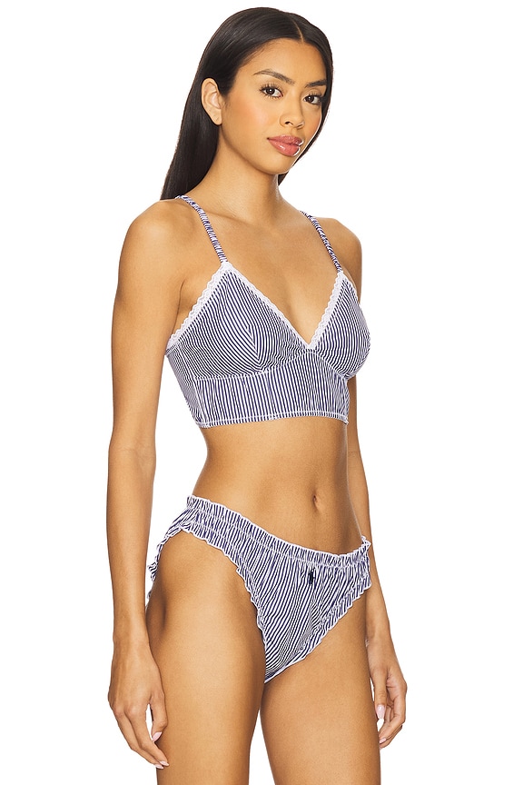 view 2 of 5 Bustier in White Cloud Beacon Blue