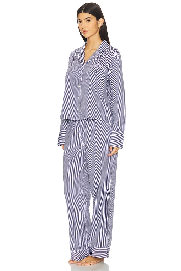 view 2 of 7 PYJAMA in White Cloud & Beacon Blue