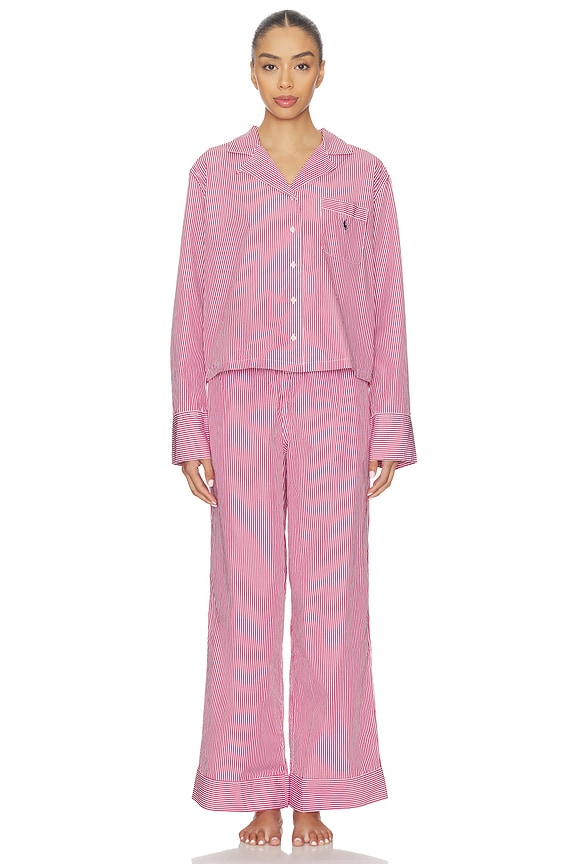 view 2 of 5 Core Pajama Set in Red Stripe