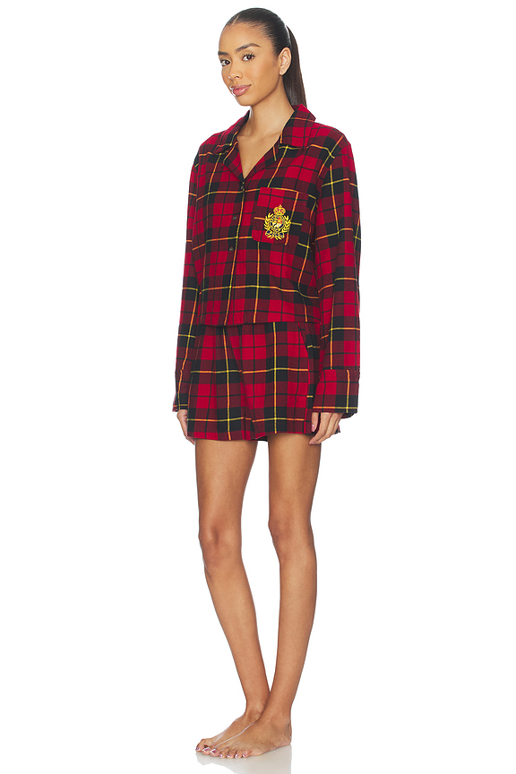 view 2 of 4 Boxer Pajama Set in Wallace Plaid