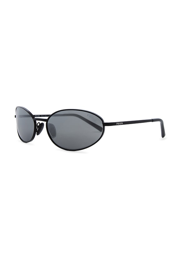 view 2 of 3 Oval Sunglasses in Black