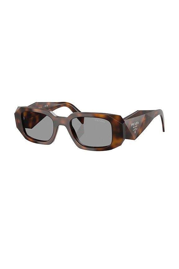 view 2 of 3 Rectangle Sunglasses in Juniper Tortoise