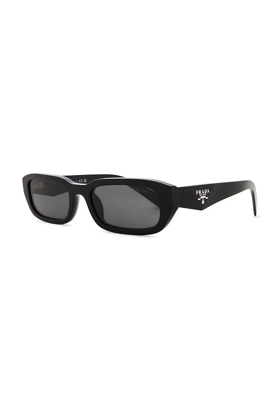 view 2 of 3 Rectangle Sunglasses in Black