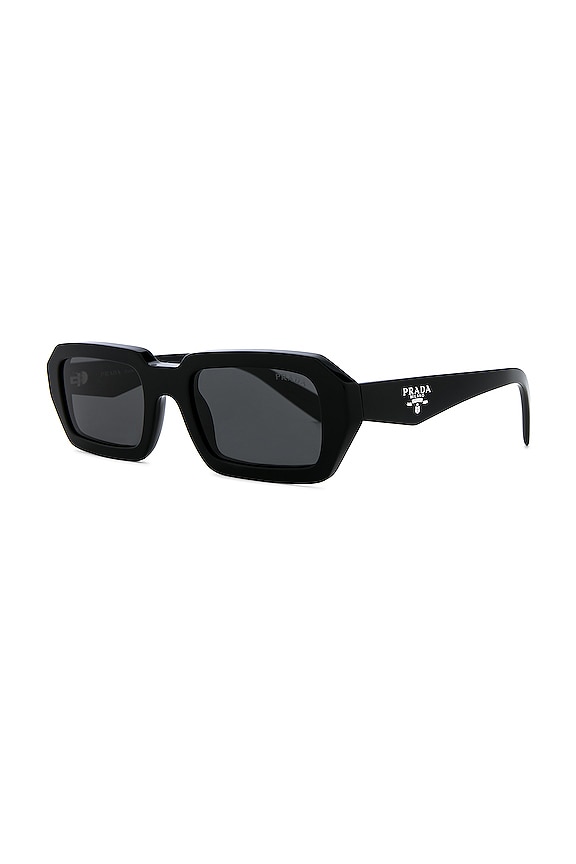 view 2 of 3 Rectangular Sunglasses in Black