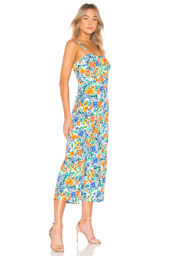 view 2 of 3 HYDRANGEA 슬리브리스 점프수트 in Michelle Floral