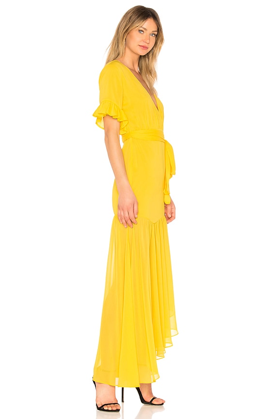 view 2 of 3 Chrysanthemum Gown in Yellow
