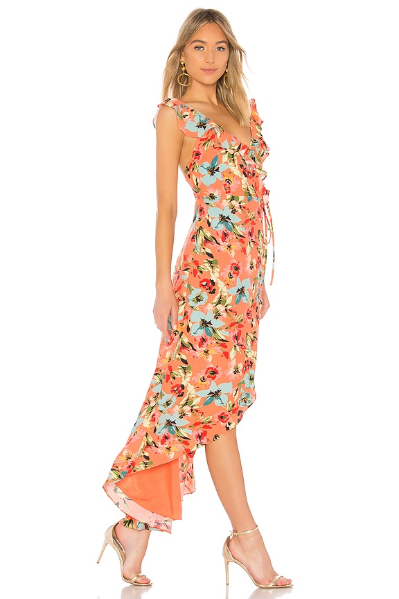 view 2 of 3 ROBE MAXI NOUÉE À LA TAILLE FILLMORE in Gina Floral