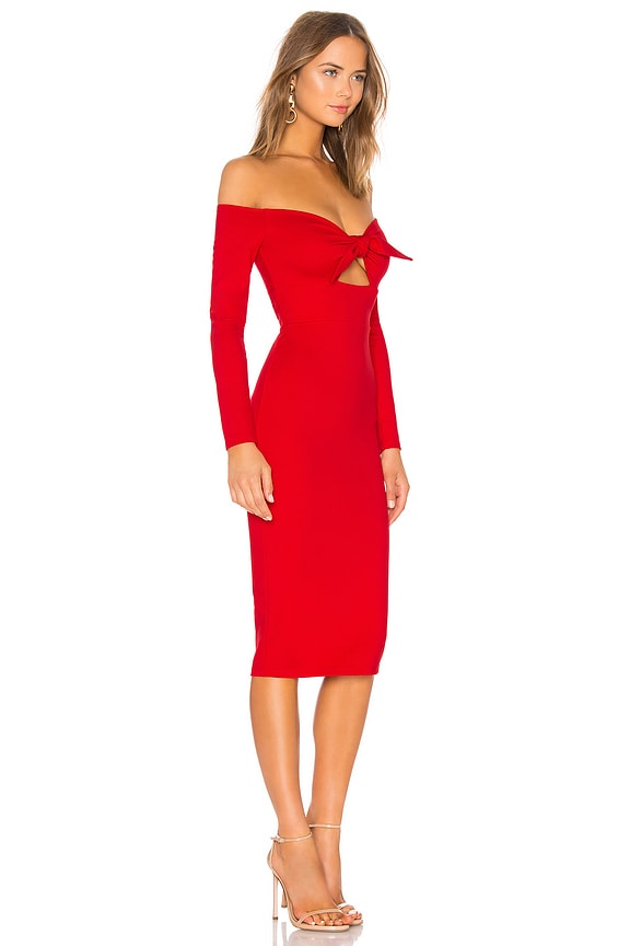 view 2 of 3 Lindsay Midi Dress in Scarlet