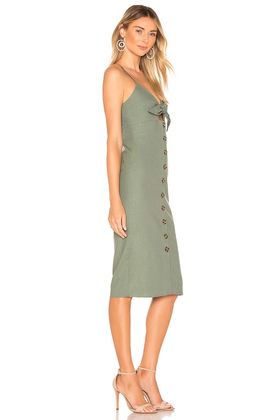 view 2 of 3 Sage Midi Dress in Sage Green