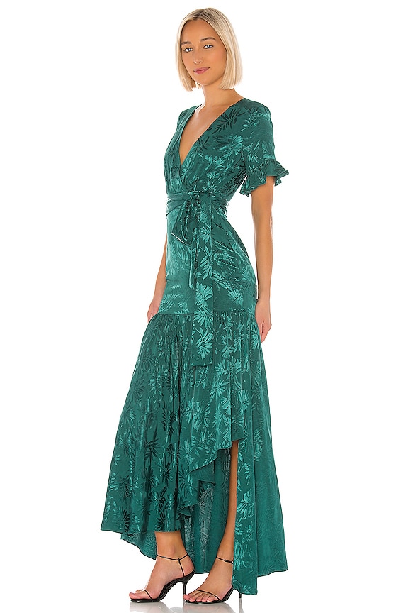 view 2 of 3 VESTIDO LARGO CHRYSANTHEMUM in Green