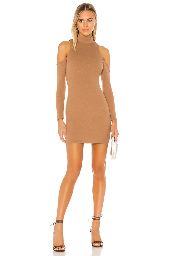 view 1 of 4 Lorraine Mini Dress in Taupe
