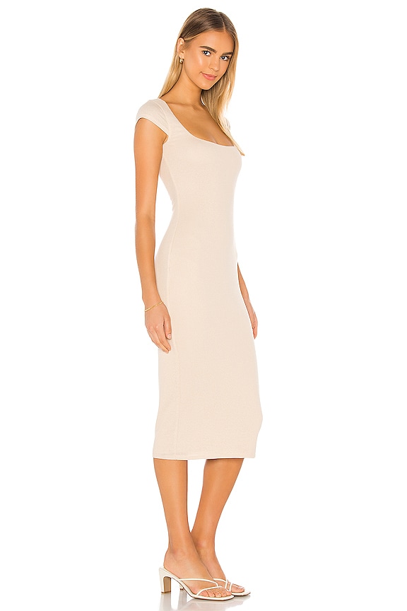view 2 of 3 ПЛАТЬЕ МИДИ SUTTON in Natural Tan