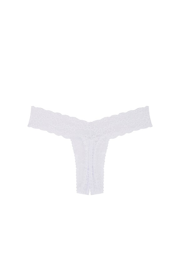 view 2 of 2 Georgia Ouvert Thong in White