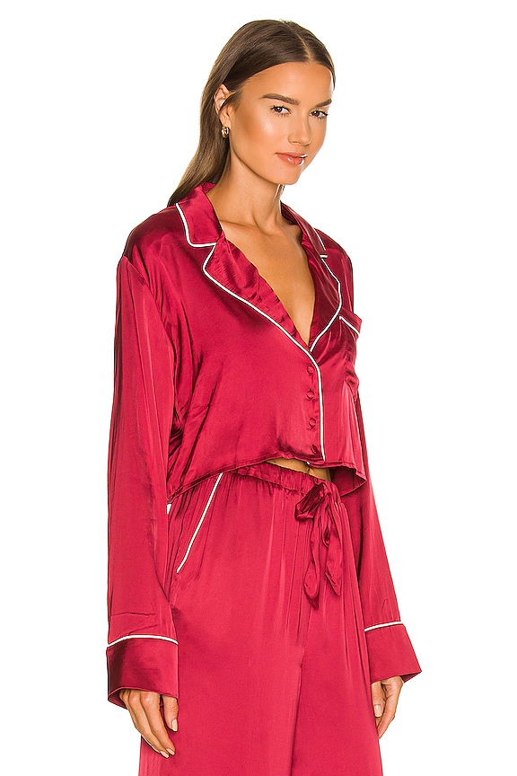 view 2 of 4 Chloe Top in Merlot