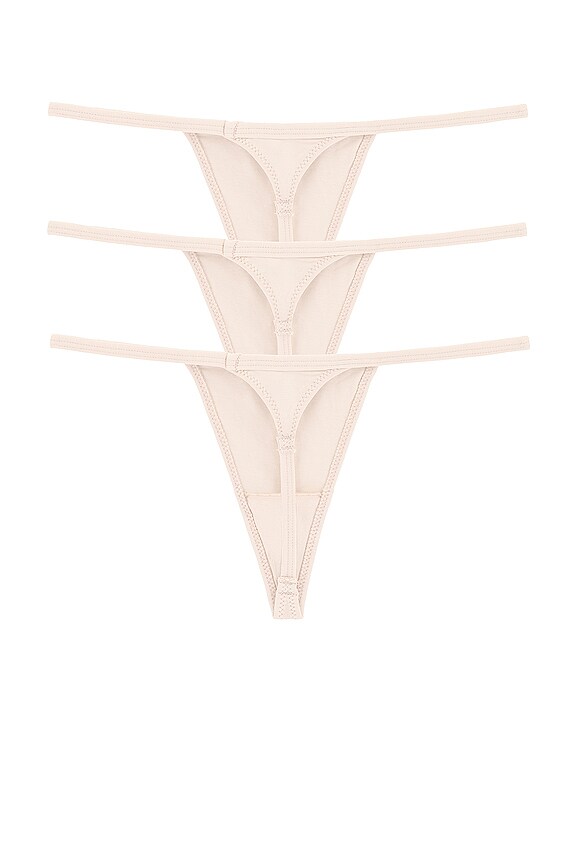 view 2 of 6 Belinda G String 3 Pack in Peony