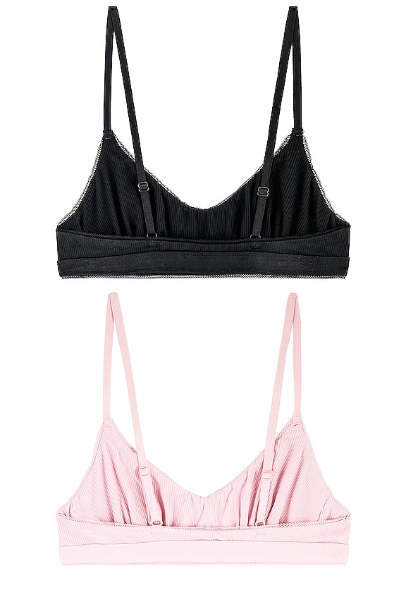 view 2 of 6 LOT DE 2 BRASSIÈRES KAITLYN in Black Peony