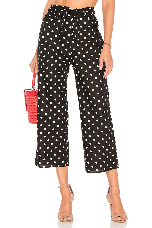 view 1 of 4 Nolana Pant in Black Dot